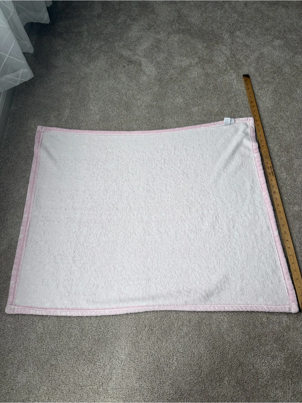 HB Hudson Baby White Stars Pink Baby Blanket